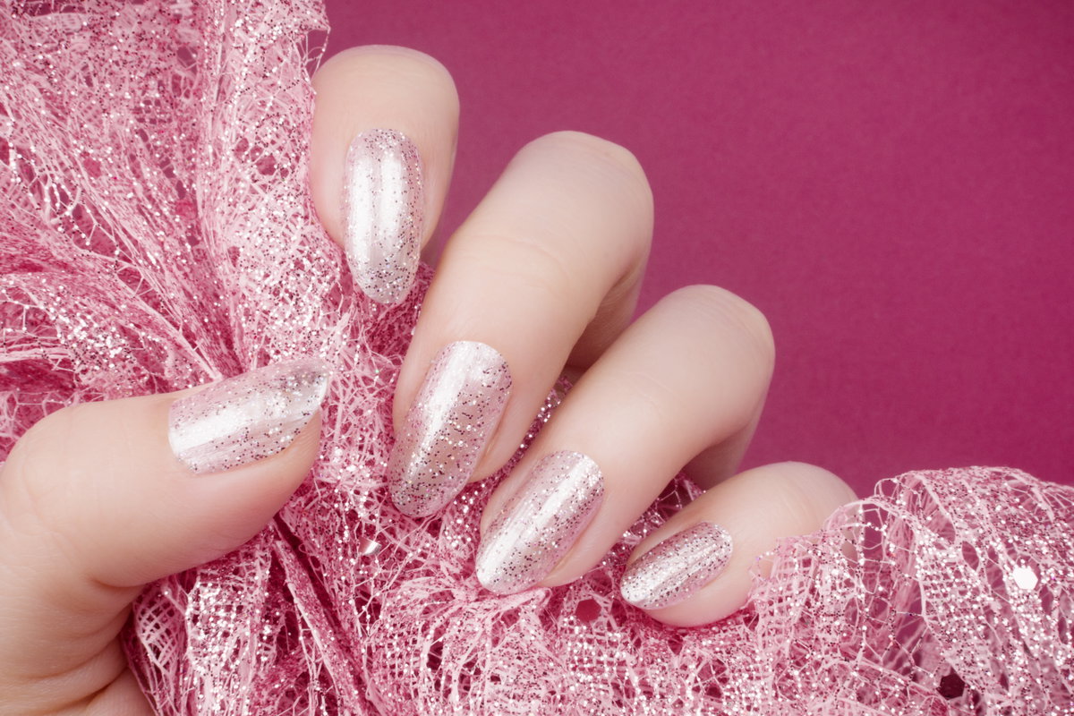 pinke Nägel