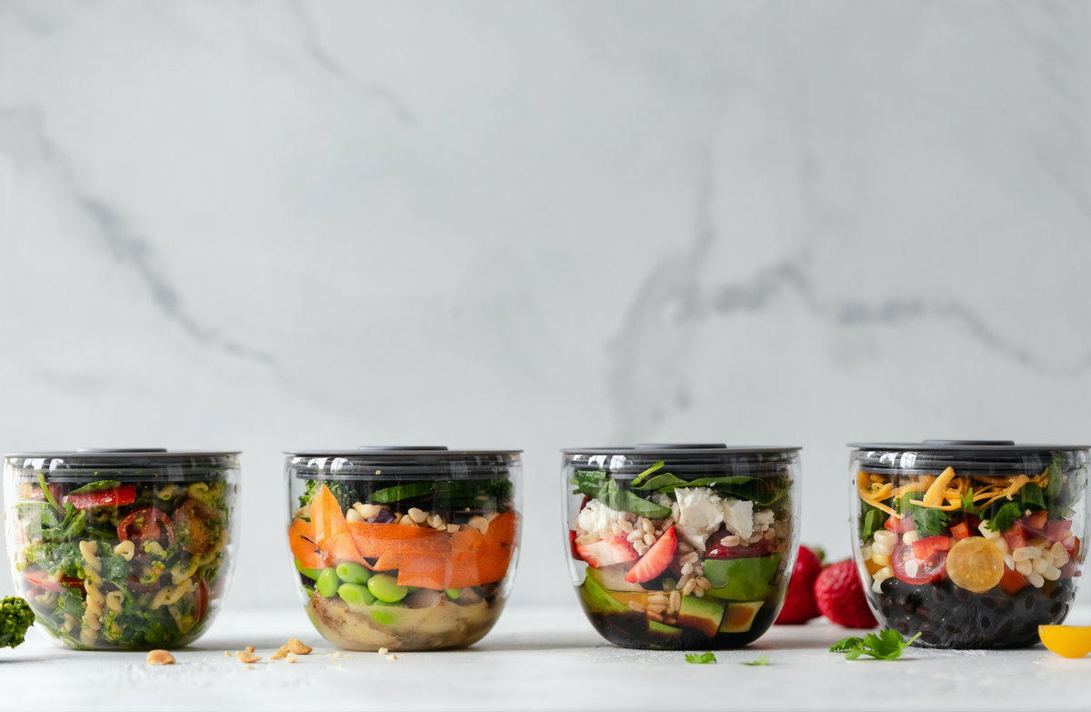 Meal Prep in Gläsern