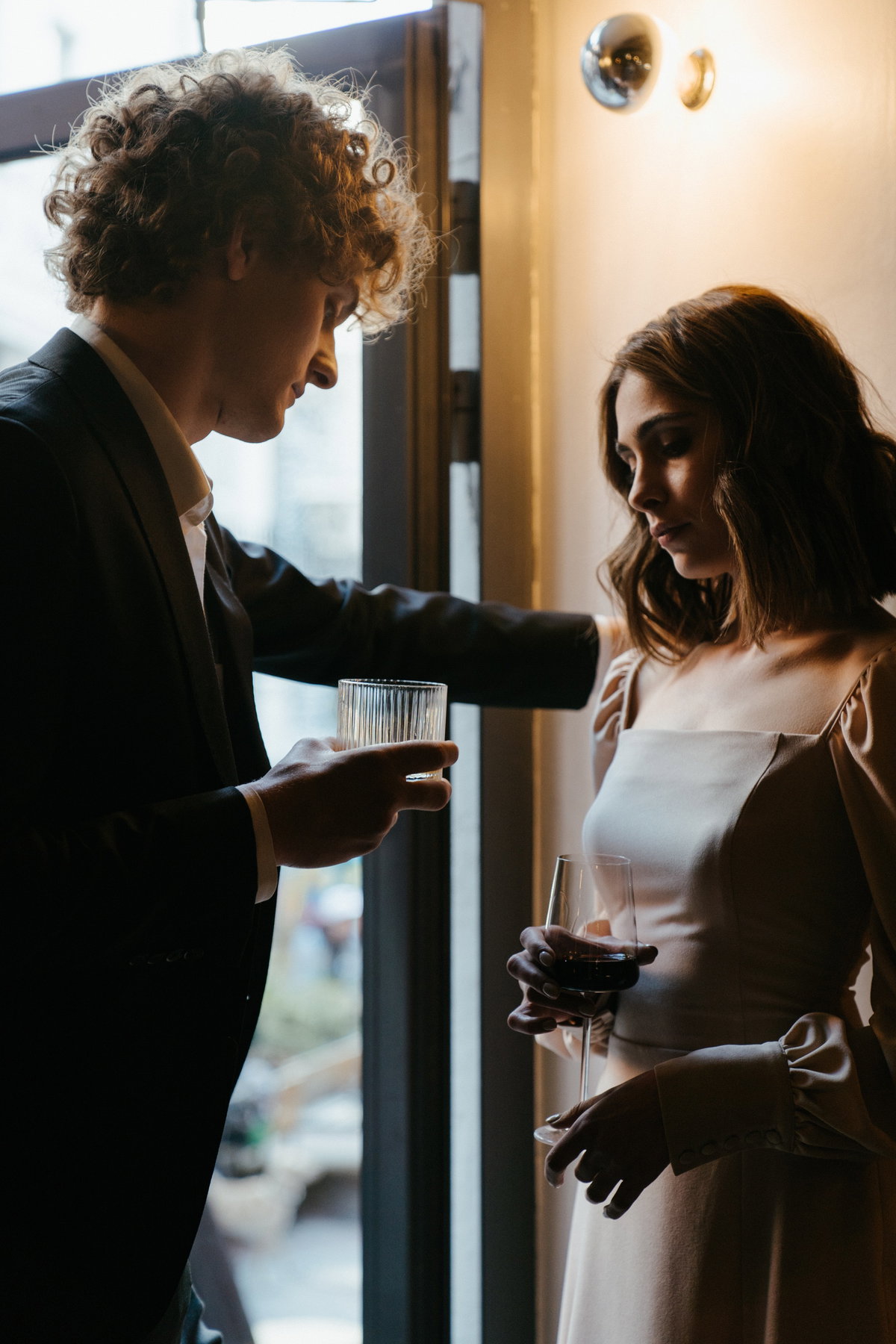 Mann und Frau bei Date
