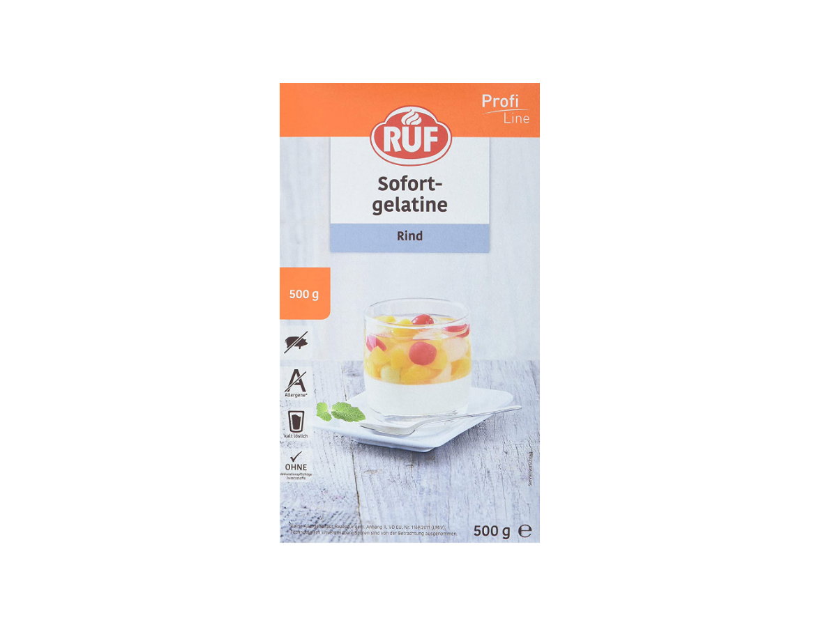 Sofort lösliches Gelatine-Pulver auf Rinderbasis von RUF