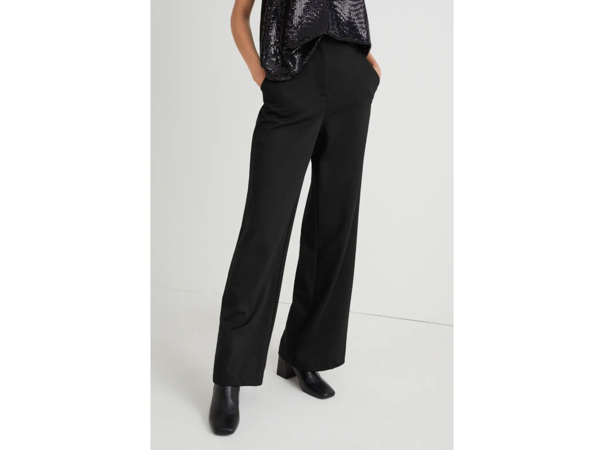 Stoffhose aus weichem, kompaktem Webmaterial