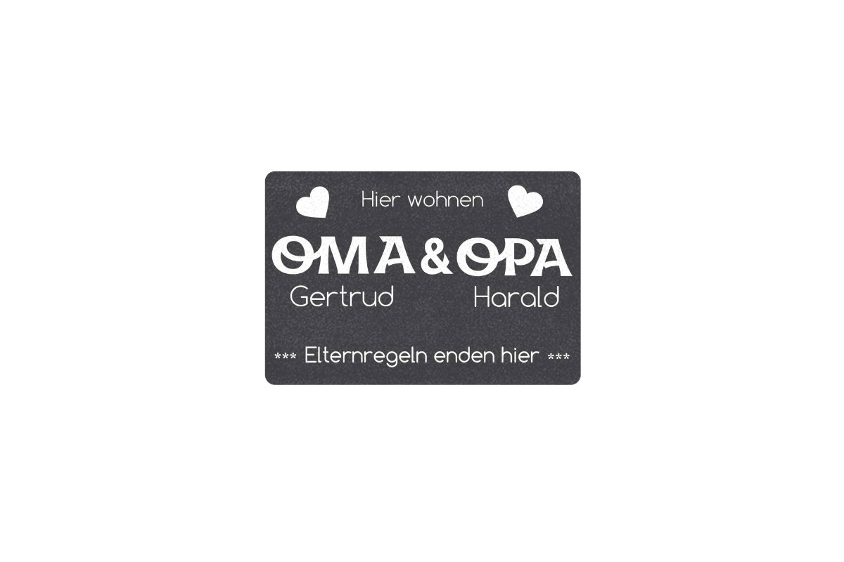 Fußmatte Oma und Opa