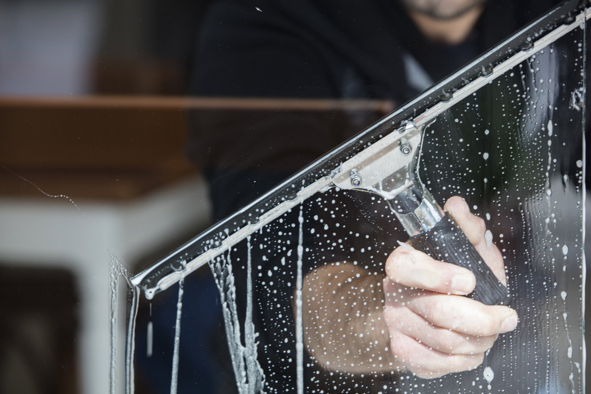 Fenster putzen