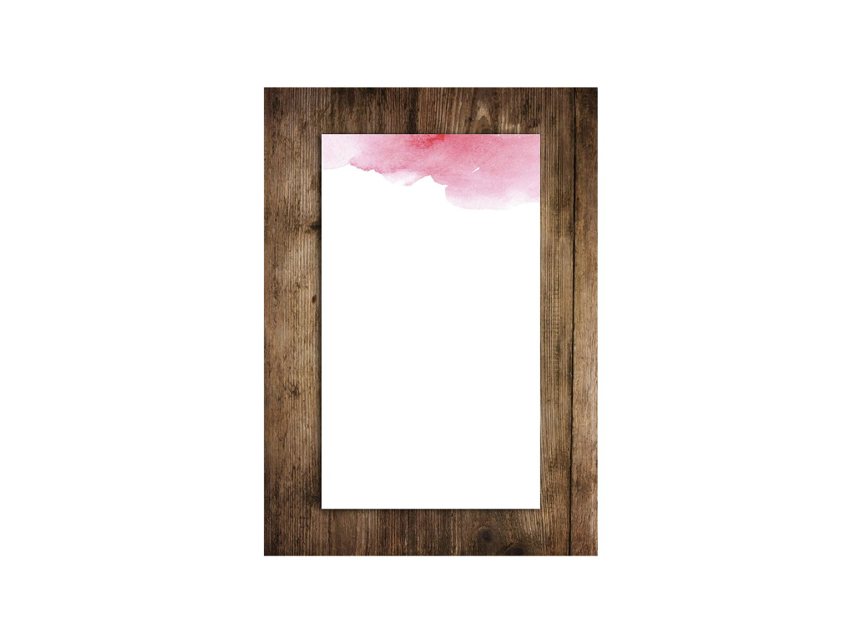 Aquarell-Menükarten