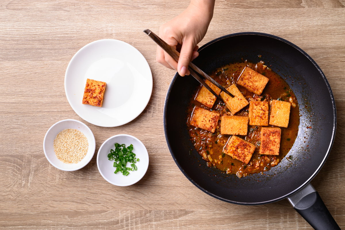 Tofu zubereiten
