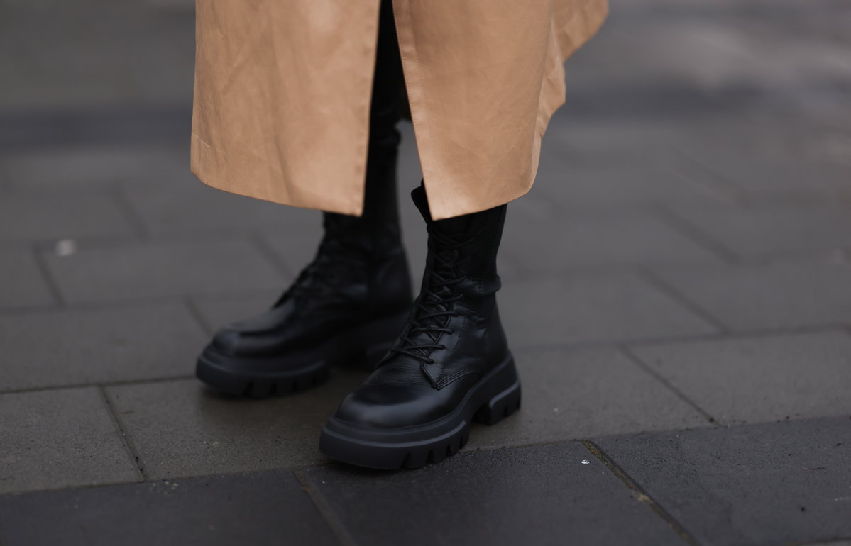 Schwarze Boots