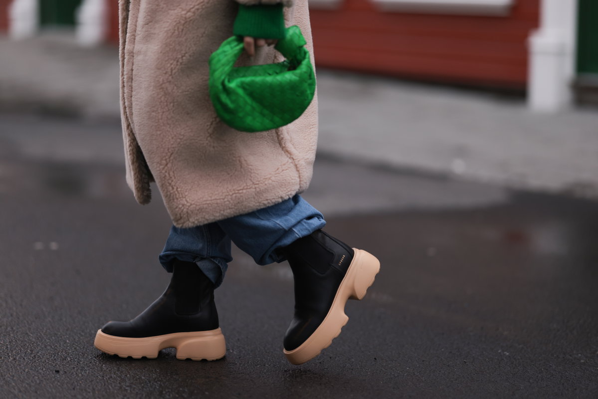 Schwarze Stiefel
