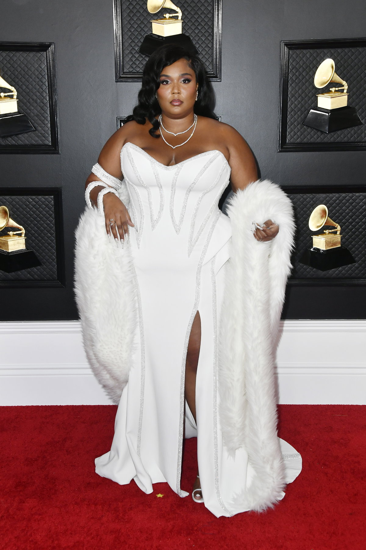 Sängerin Lizzo auf dem Roten Teppich