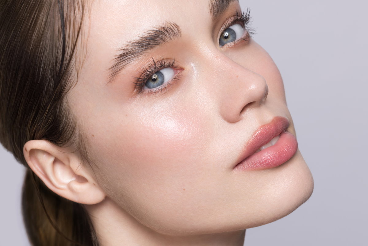 Frau mit Make-up