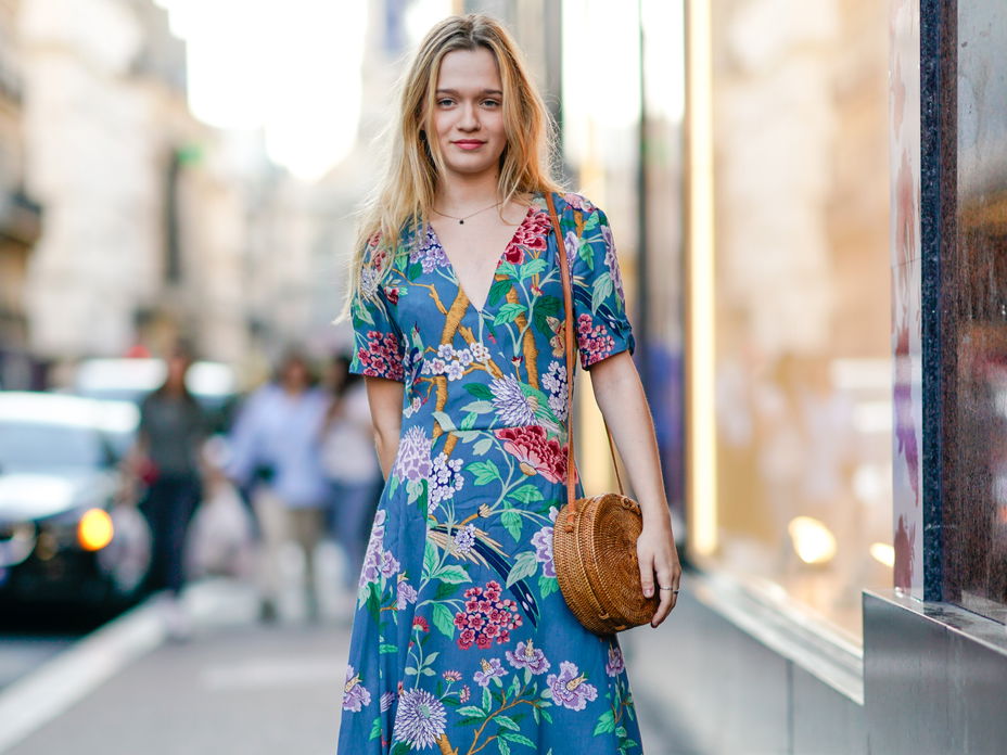 Streetstyle: Blumenkleid