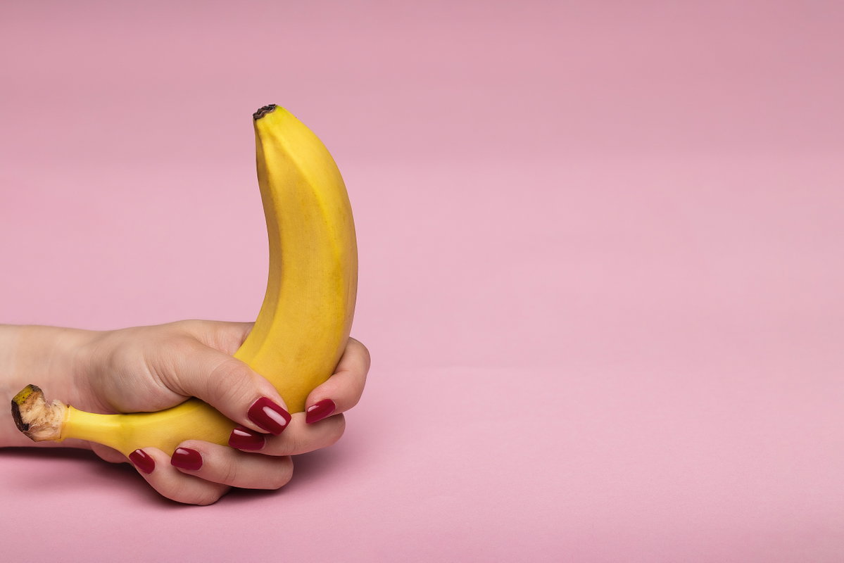 Banane in Hand