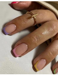 Press on Nails bunte French