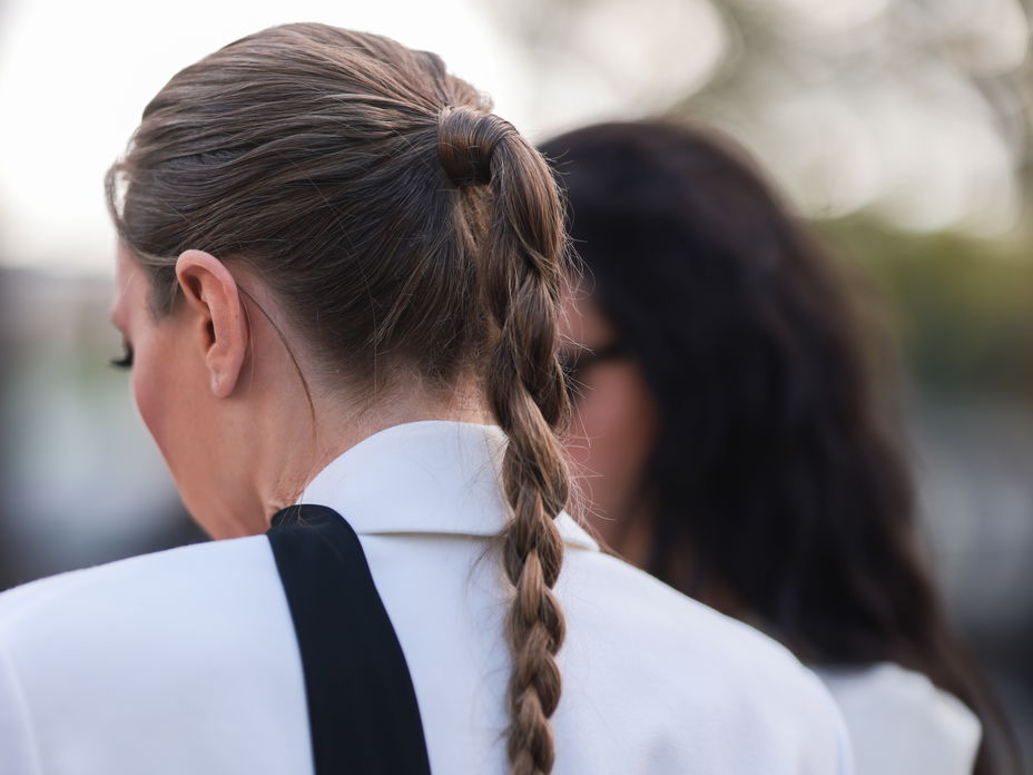 High Braided Ponytail