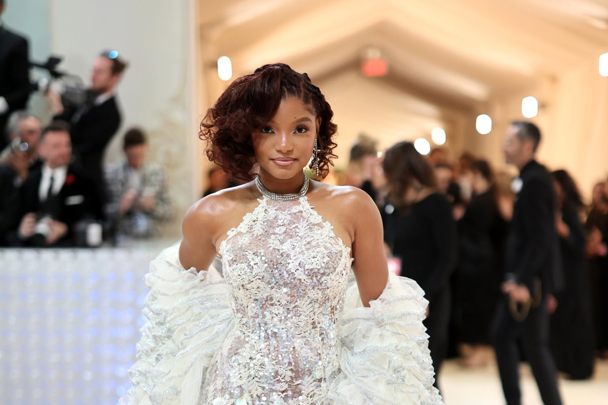 Halle Bailey attends The 2023 Met Gala Celebrating "Karl Lagerfeld- A Line Of Beauty" at The Metropolitan Museum of Art