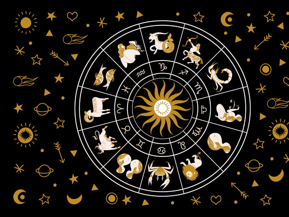 Horoskop Bild Zeichnung Sternzeichen