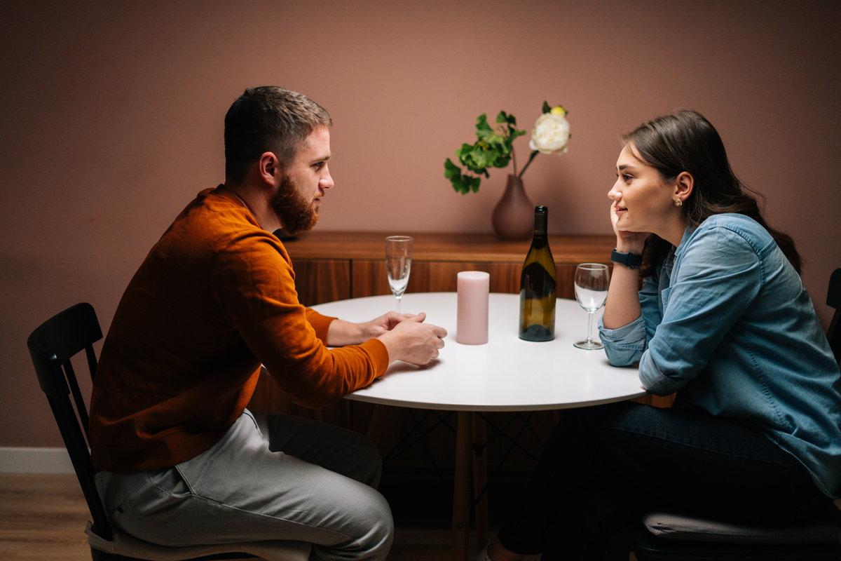 Paar bei einem Date