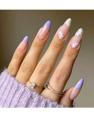Press On Nails Blumen