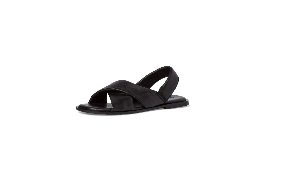 Schwarze Sandale