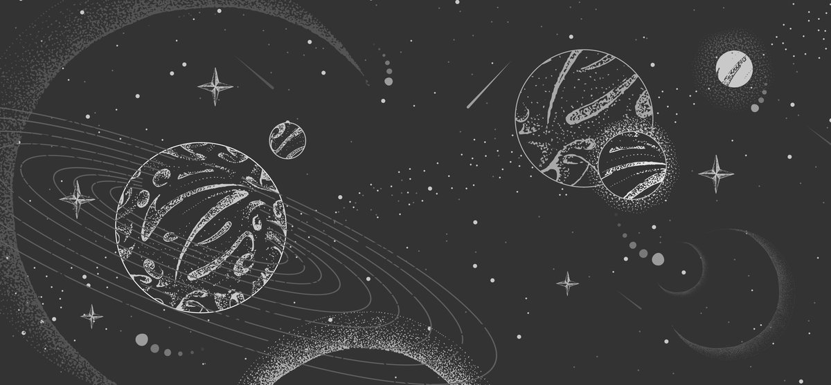 Vektor Illustration des Astrologie Hintergrunds Weltraum und Planeten Vektor Illustration