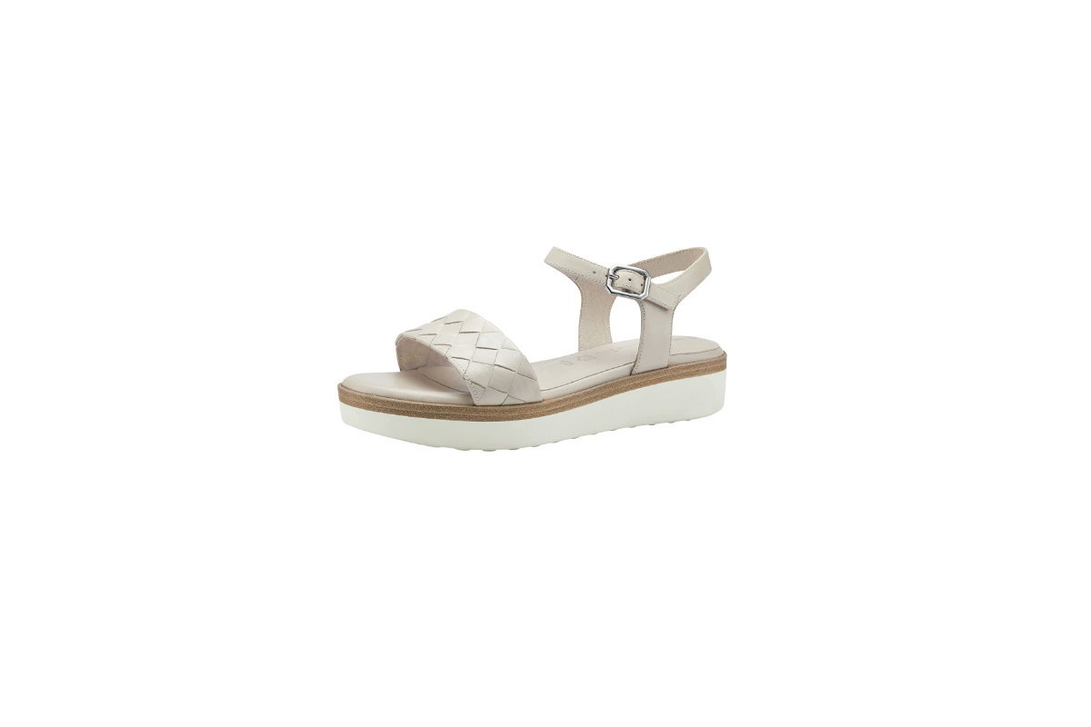 Weiße Sandalen