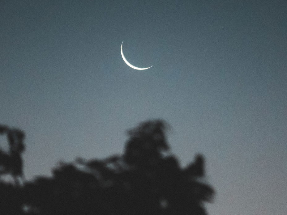 Mond am Nachthimmel