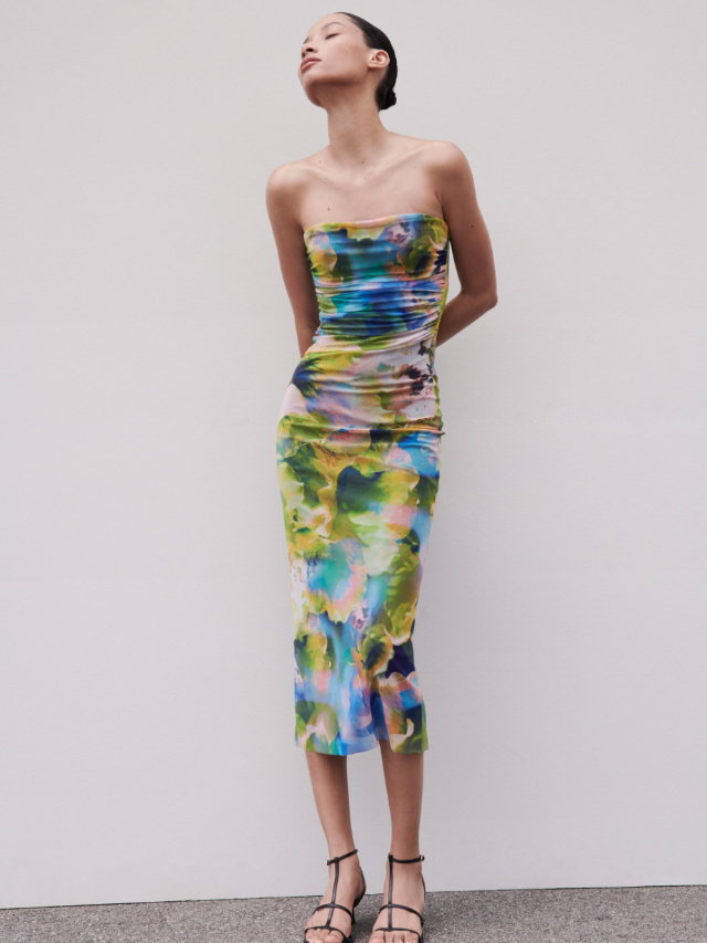 Bandeau-Kleid von Zara