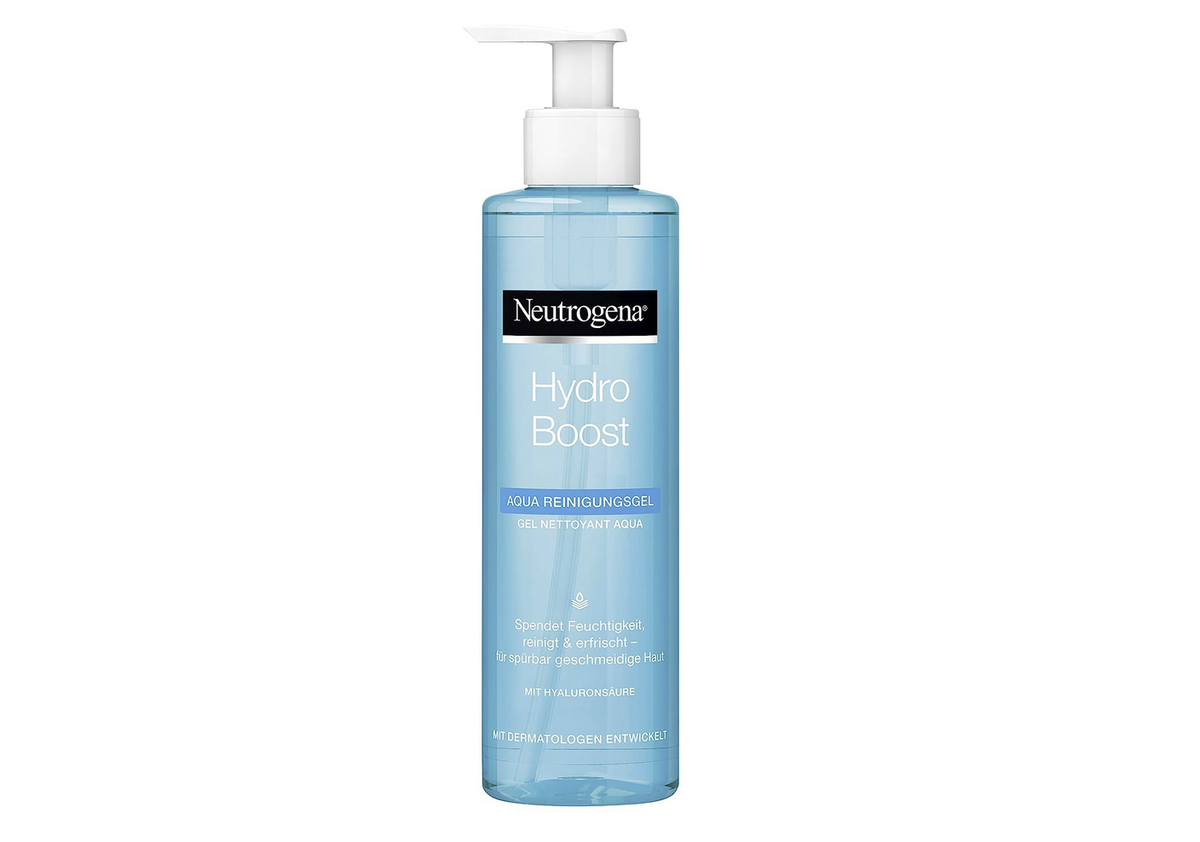 Neutrogena Hydro Boost Gesichtsreinigung, Aqua Reinigungsgel mit Glycerin und Hyaluron, Make-Up Entferner