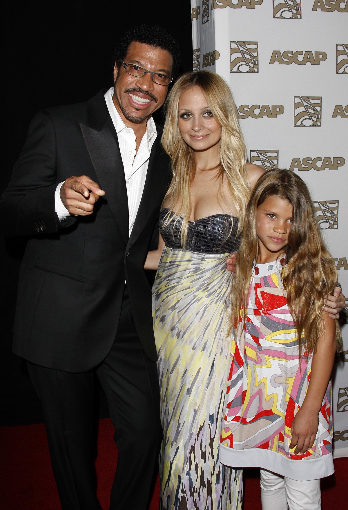 Lionel Richie Nicole Richie und Sofia Richie