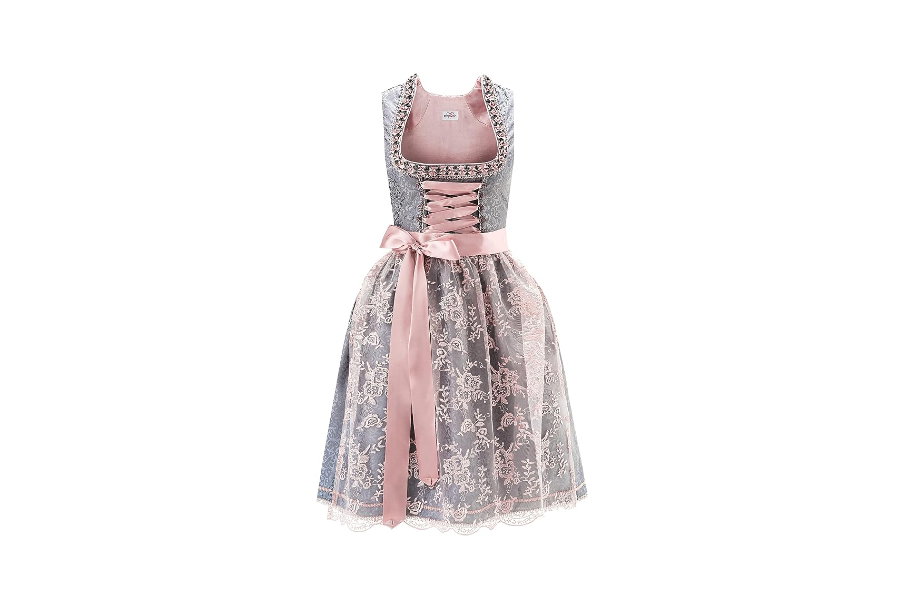 Dirndl in Rosa-Blau