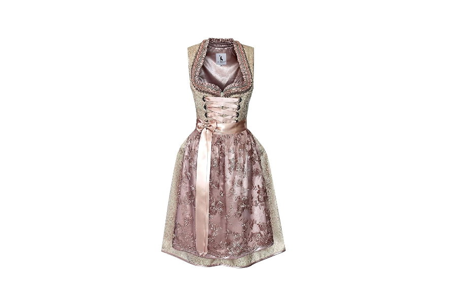 Dirndl in Rosa-Grau
