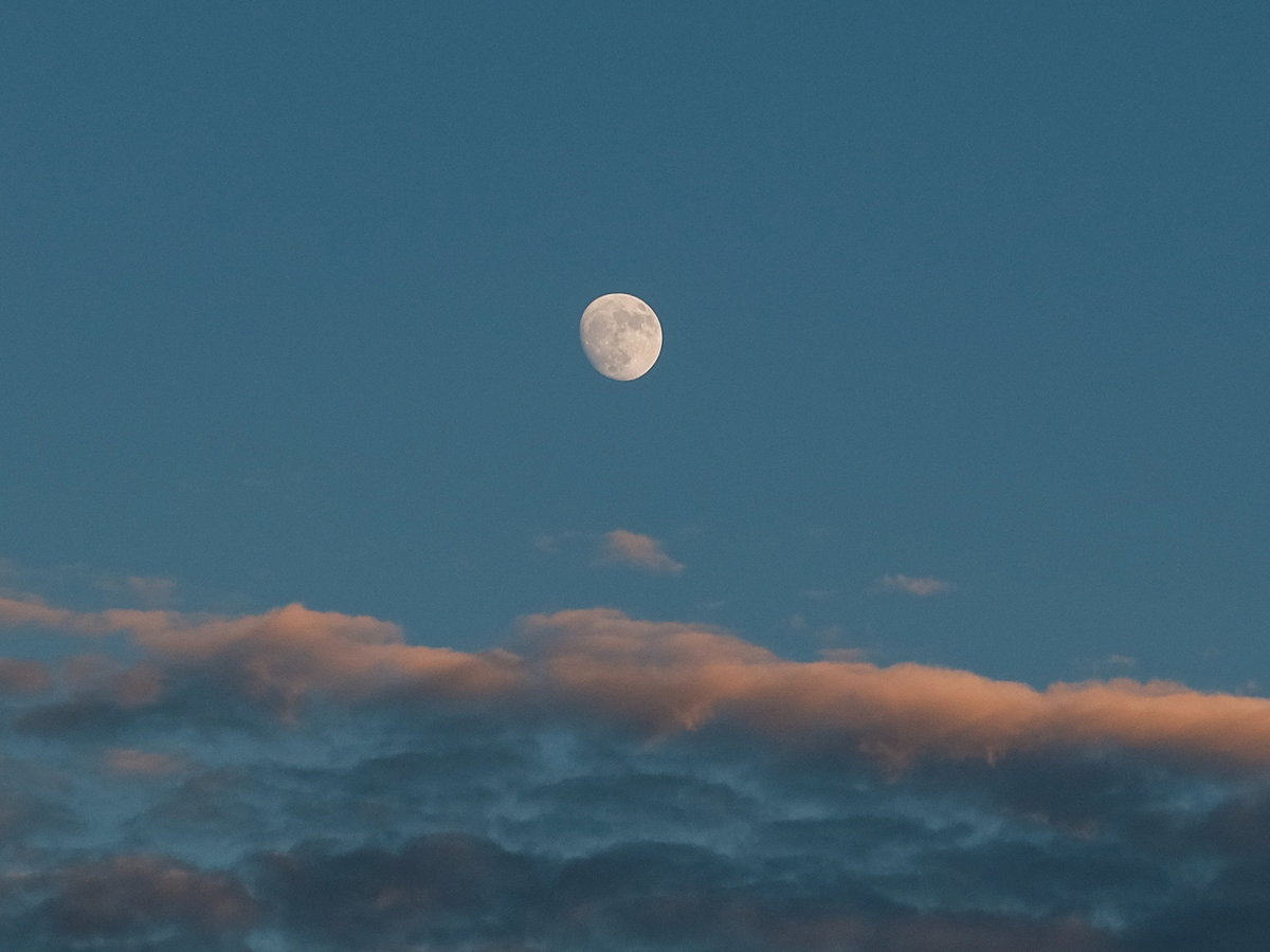 Mond am Himmel
