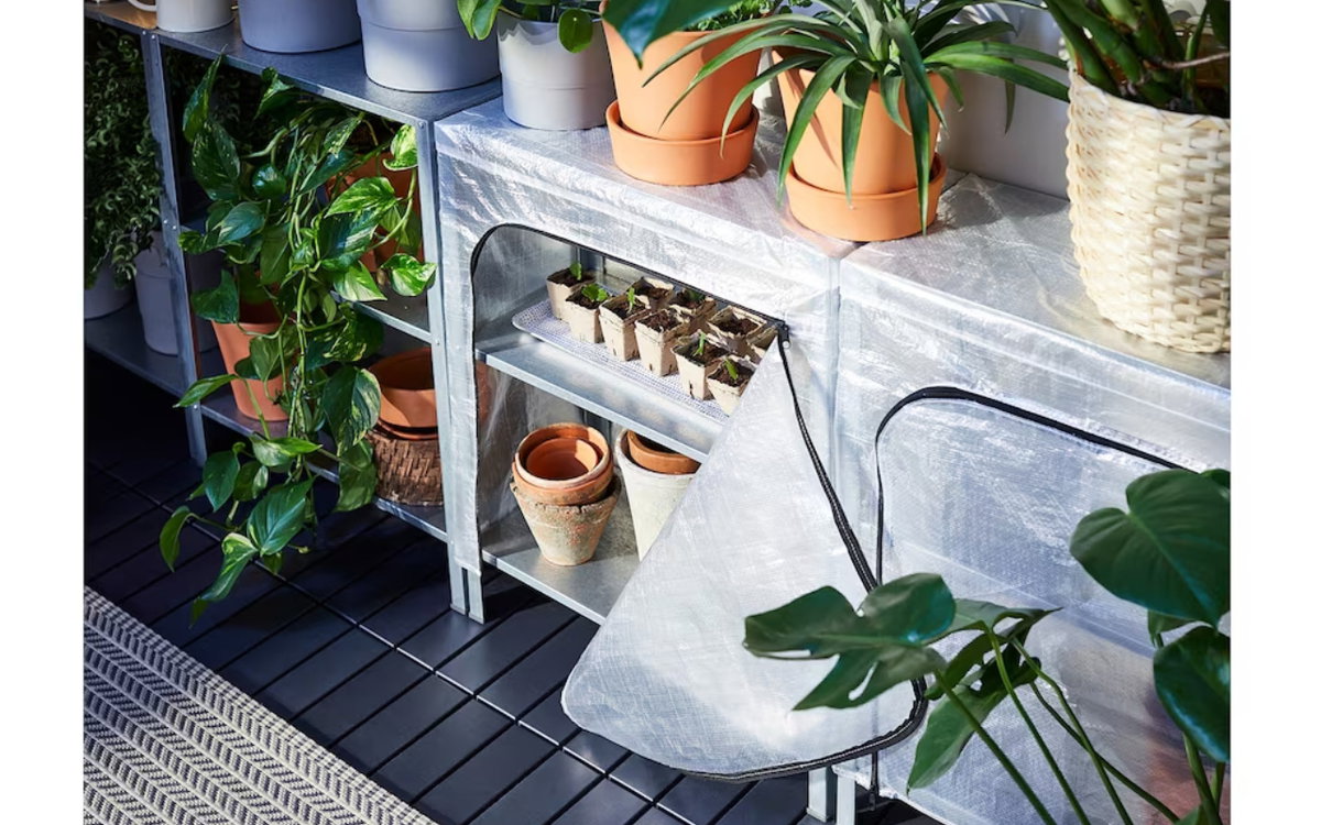 Ikea HYLLIS Regal mit Überzug