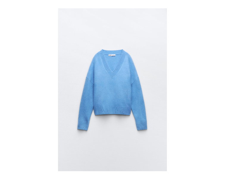 Pullover in Blau