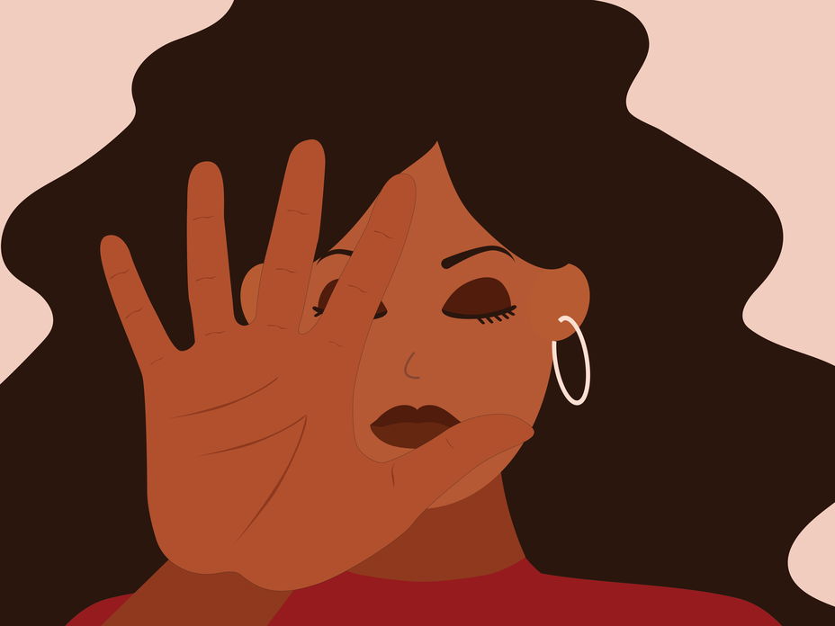 Sexueller Übergriff Illustration