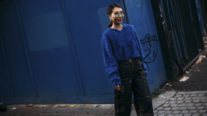 So cool tragen Mode-Profis Strickpullover im Herbst