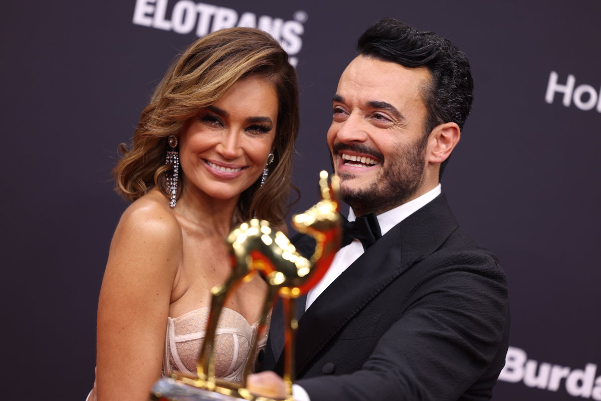 Giovanni Zarrella und Jana Ina Zarrella bei der Bambi-Verleihung 2023
