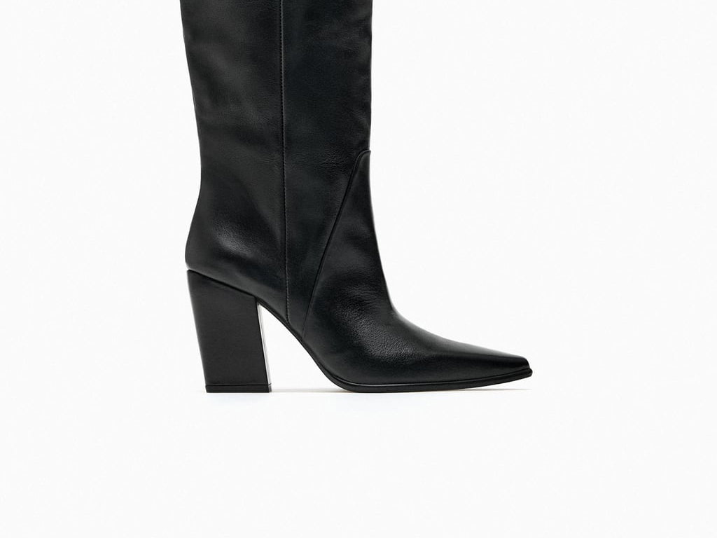 Schwarze Stiefel von Zara