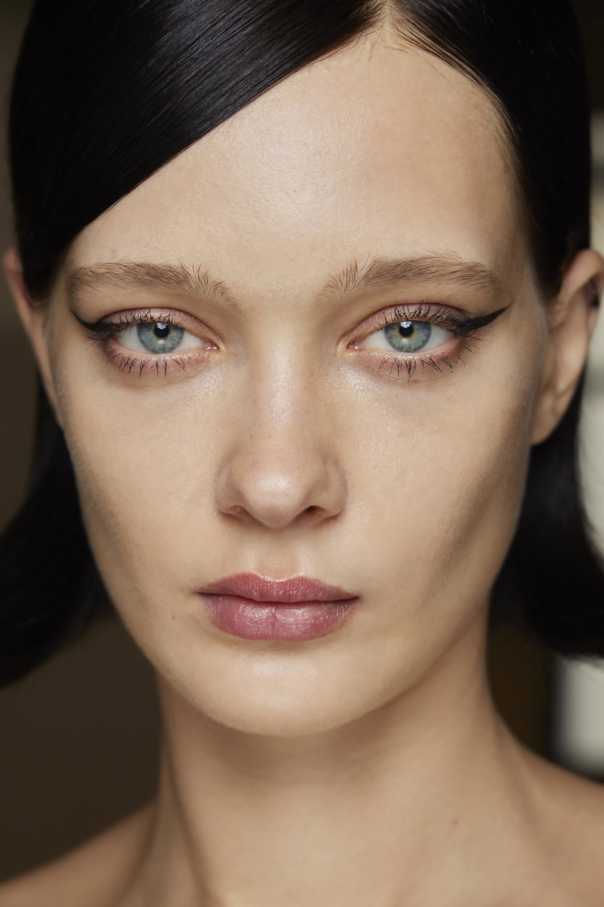 blaue Augen Lidstrich