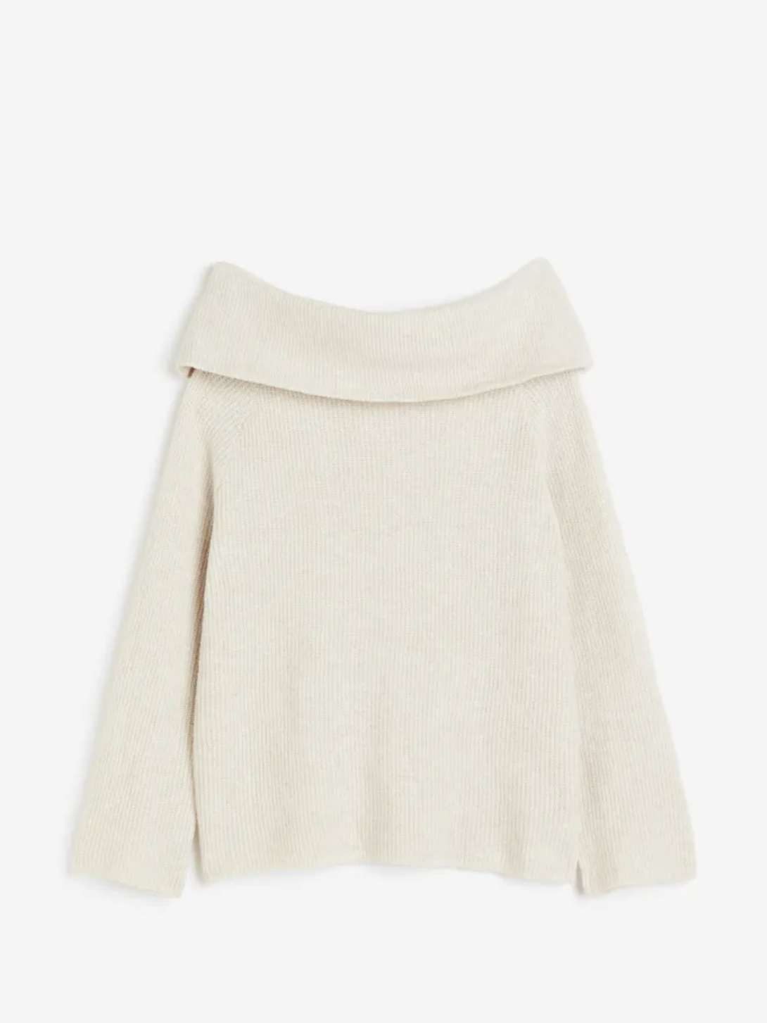 Pullover im schulterfreien Design