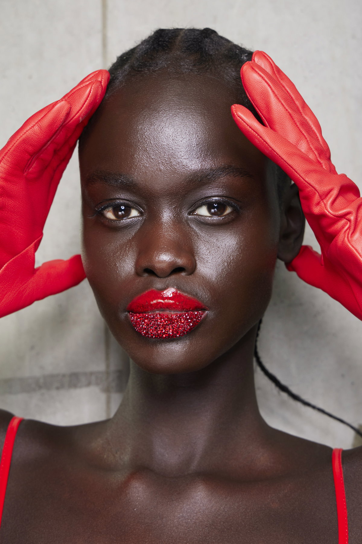 Rote Lippen