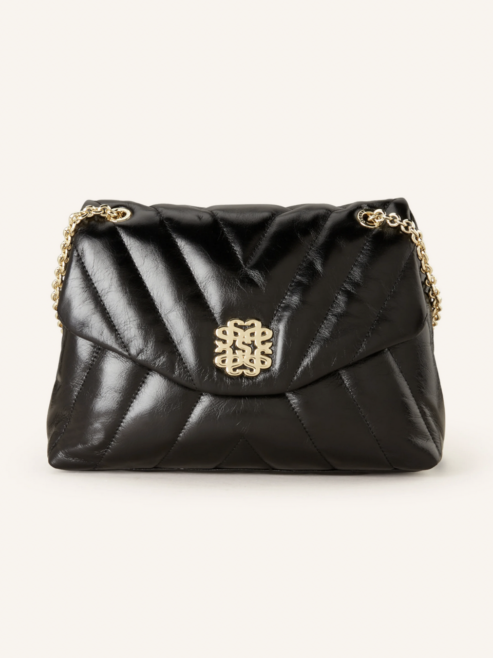 Schwarze Tasche mit Steppmuster von Sandro Paris