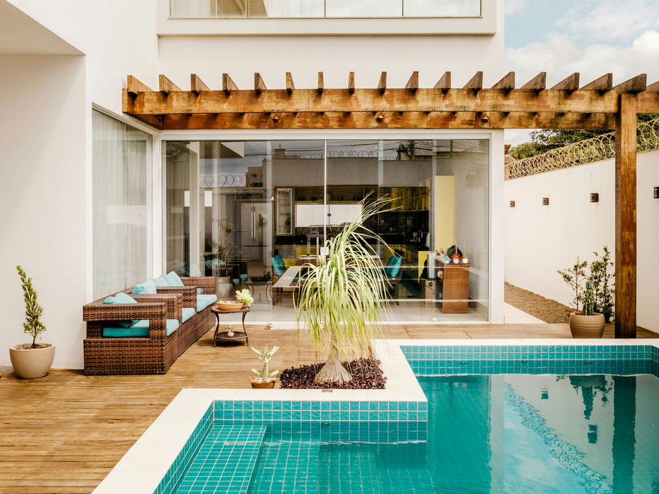 Pool im Garten