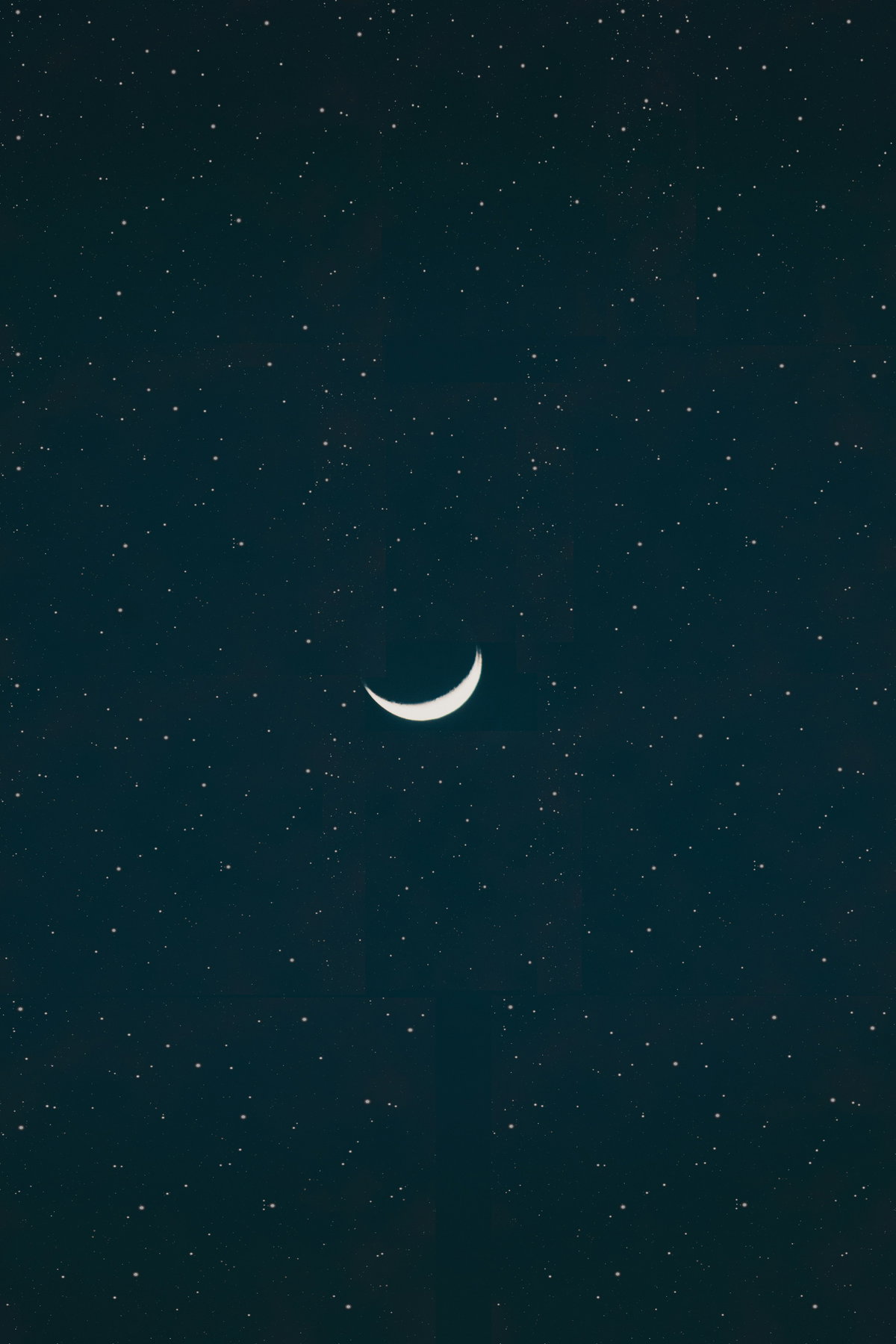 Mond am Himmel
