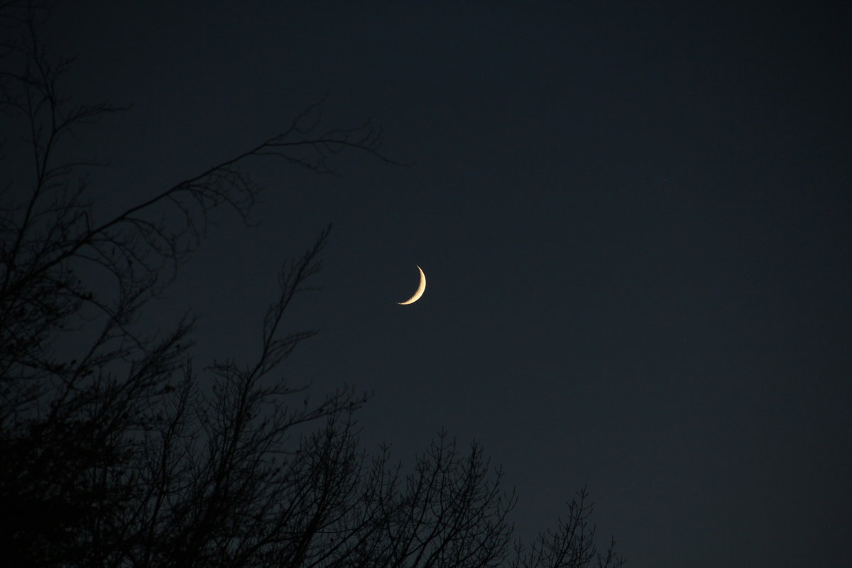 Mond am Nachthimmel