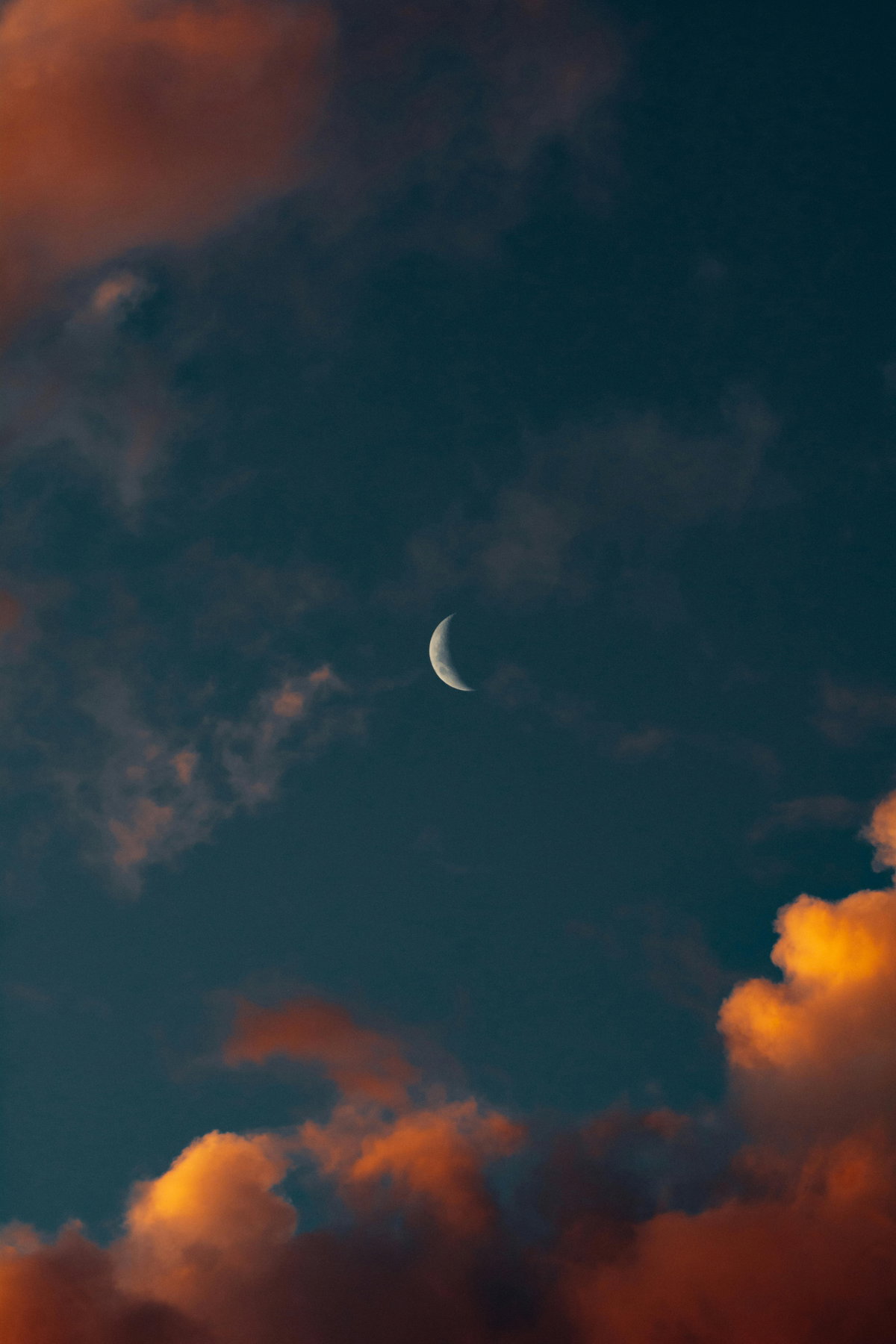 Mond am Himmel