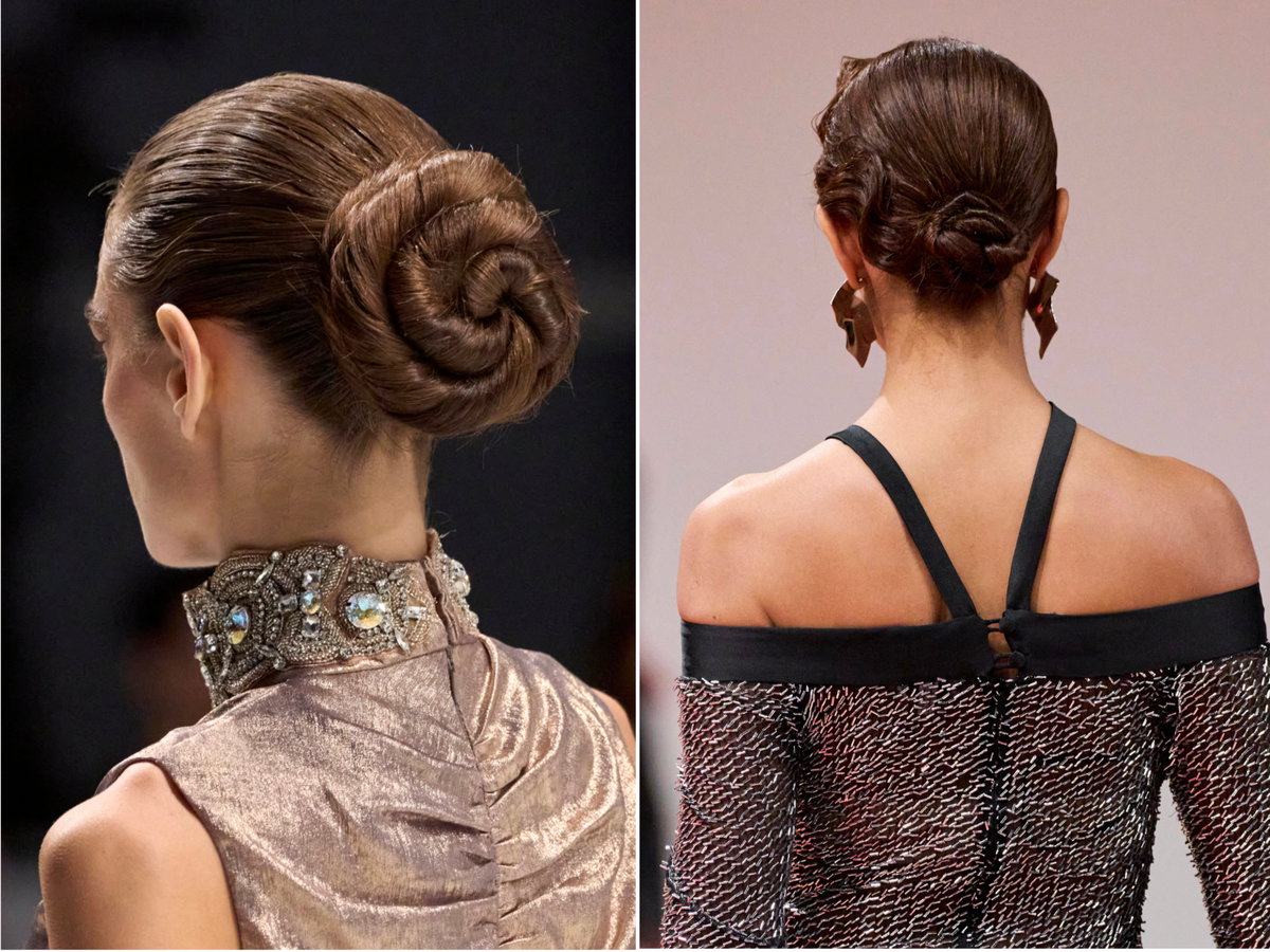 Artsy Bun Paris Fashion Week Trendfrisur 2024