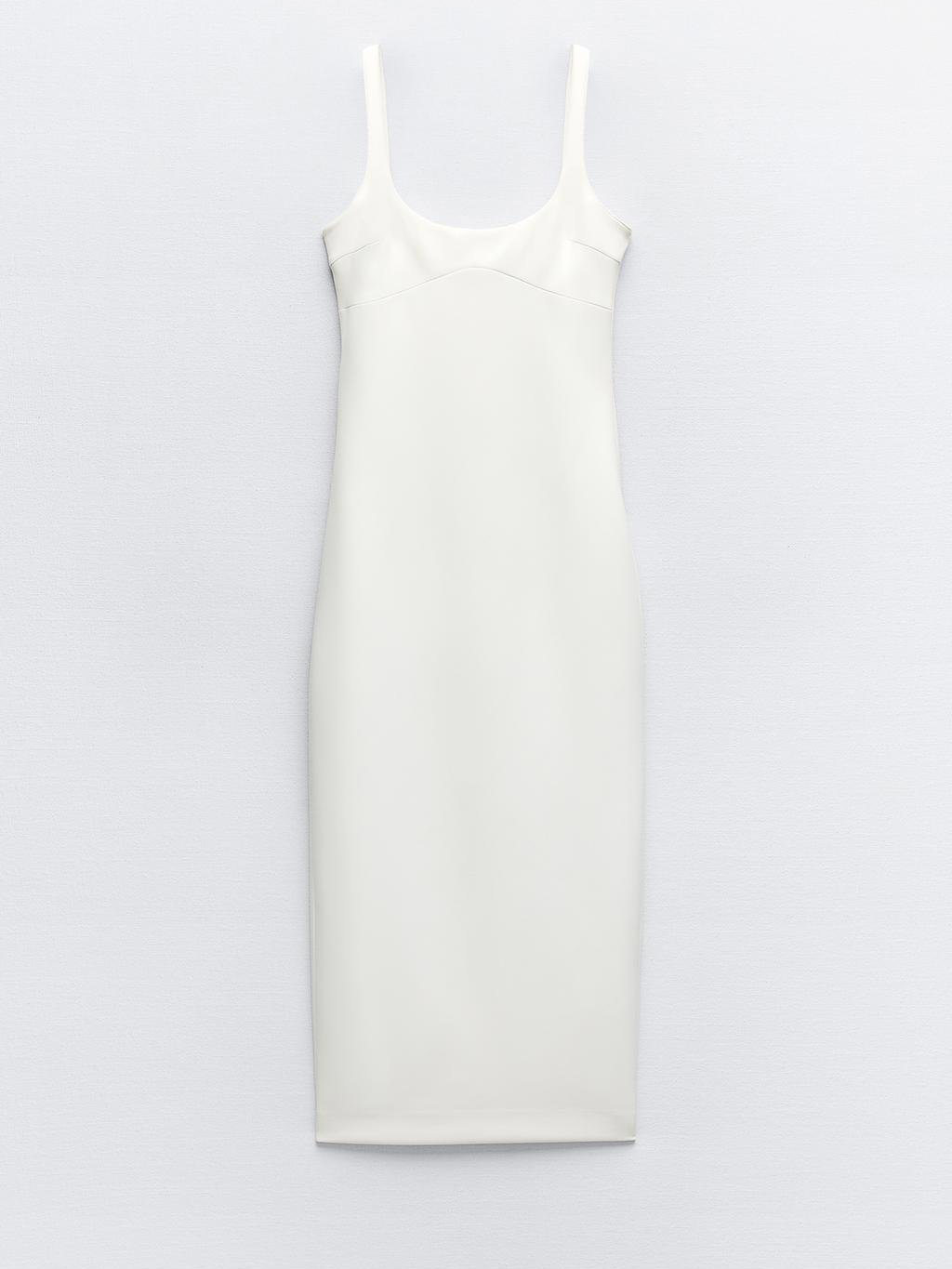 Zara Midi-Kleid Weiß