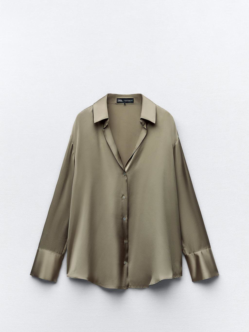 Zara Hemd aus Satin