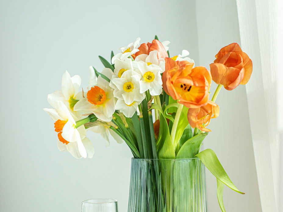 Verwelkender Blumenstrauß