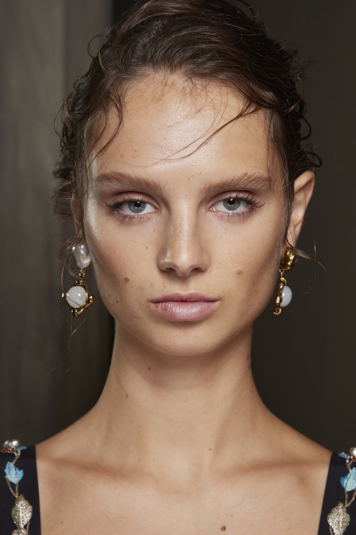 Model mit tollen Wimpern